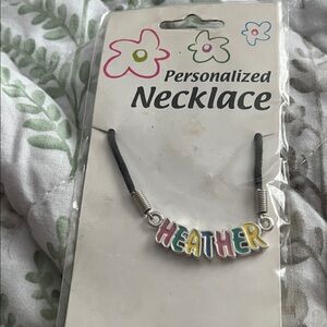 Heather Colorful Personalized Necklace
